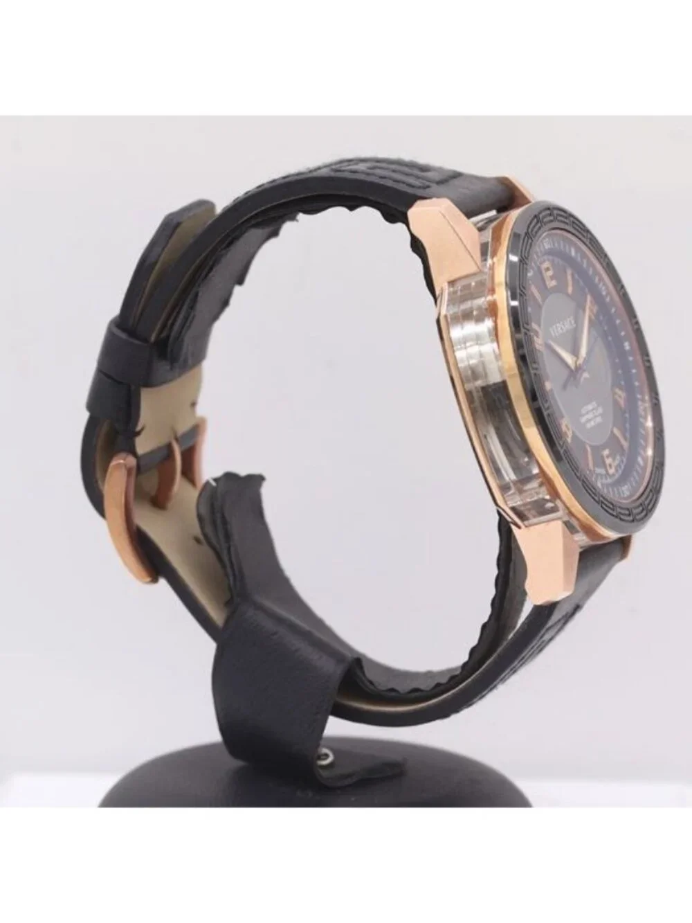 Versace Diversity Automatic Date Black Dial Watch